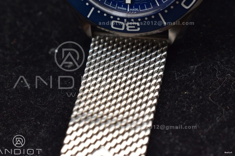 Mesh VSF 42mm A8806 James Bracelet Best on 300M anniversary Seamaster 60th Bond Edition 0112